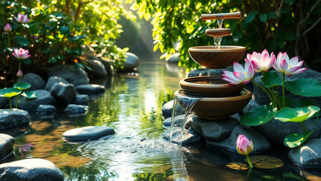 Balancing Beauty and Efficiency: Ornamental Water Features with Low Water Consumption